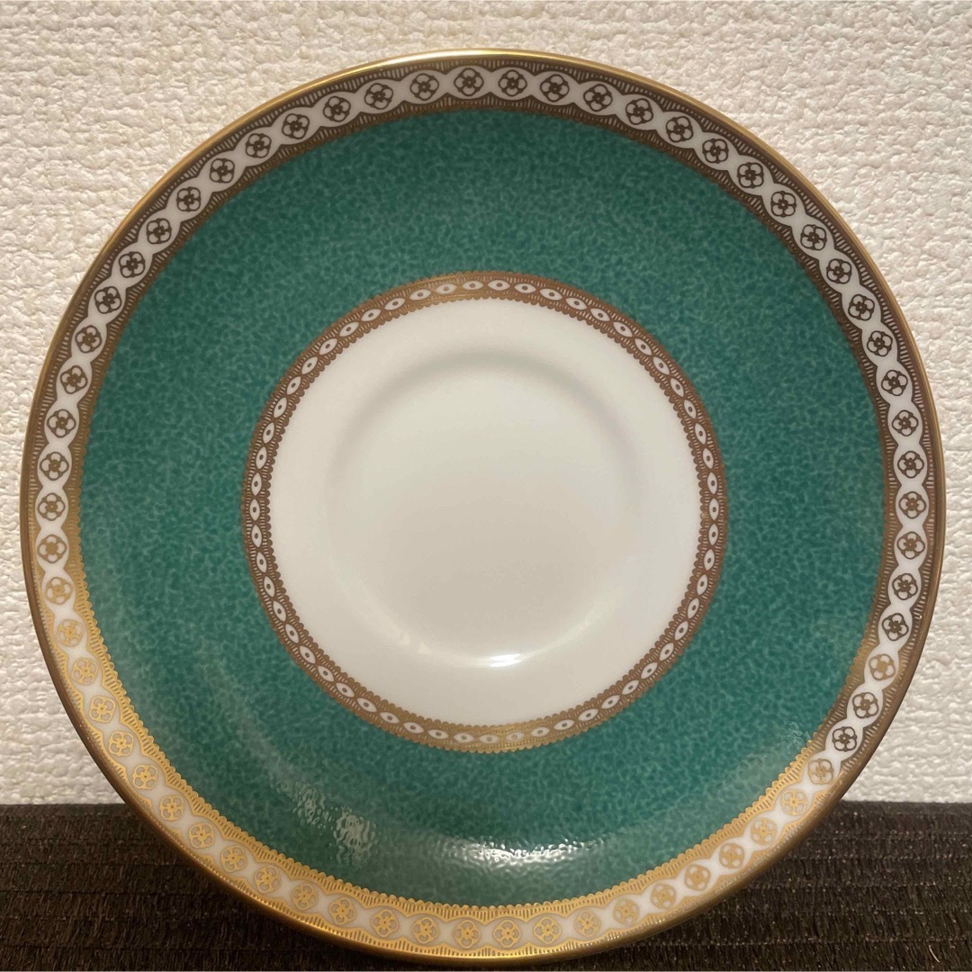 WEDGWOOD(ウェッジウッド)のウェッジウッド　ユーランダー　パウダーグリーン　ピオニー　カップ&ソーサー インテリア/住まい/日用品のキッチン/食器(グラス/カップ)の商品写真