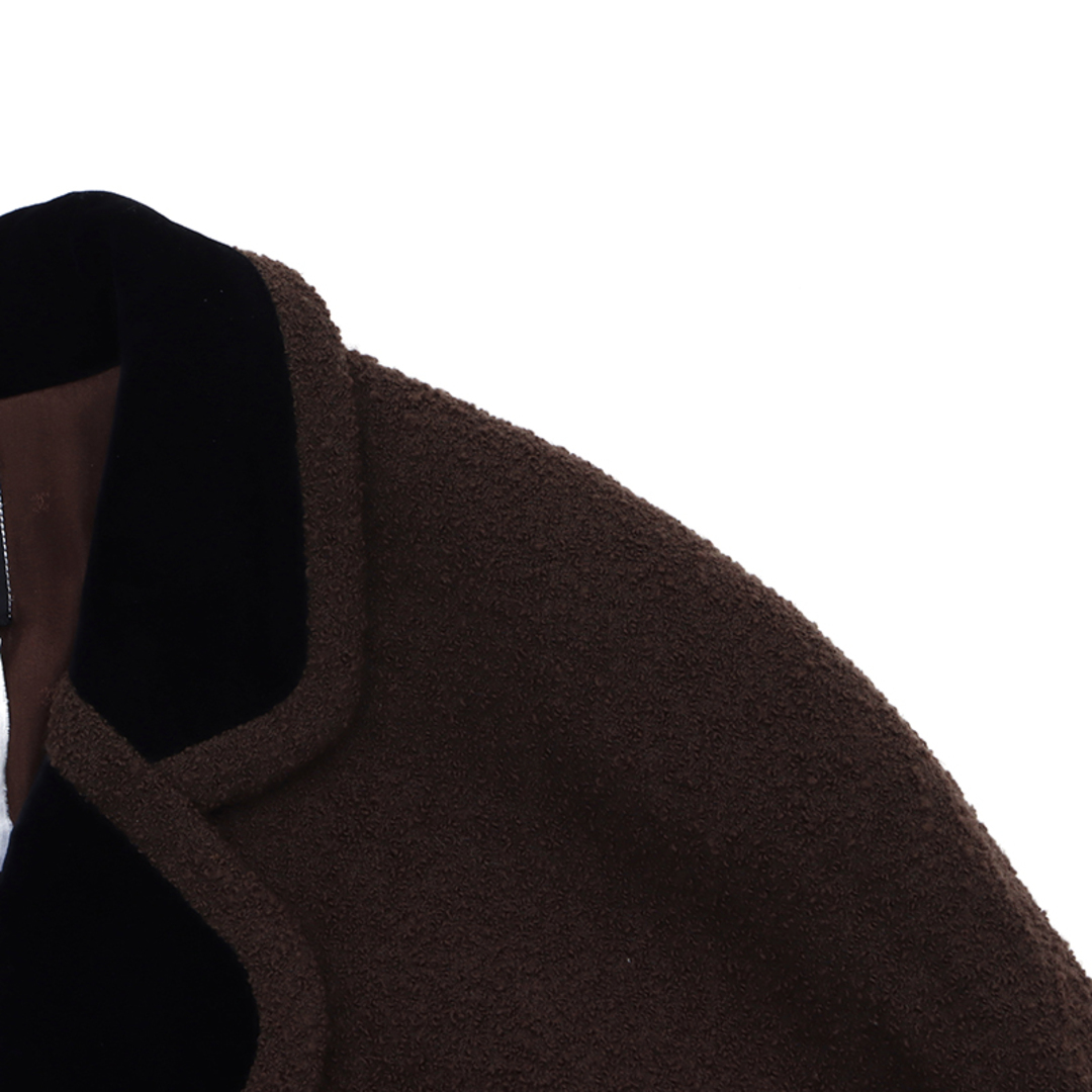 CHANEL(シャネル)のシャネル CHANEL クローバーボタン ベロア コート レディースのジャケット/アウター(その他)の商品写真