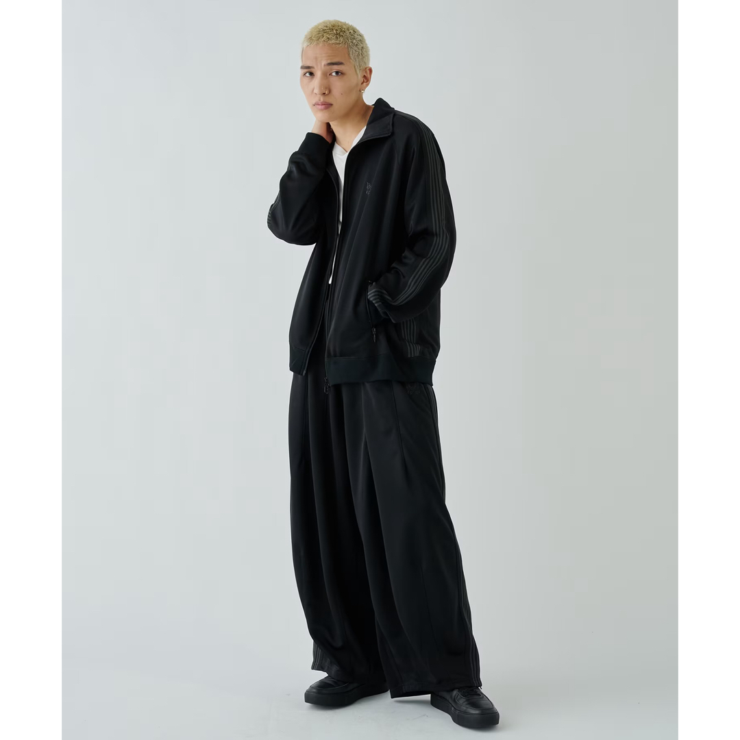 Needles - needles 24ss H.D ヒザデルパンツ studious 別注 黒 Needles - needles 24ss H.D ヒザデルパンツ studious 別注 黒