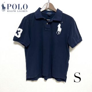 POLO RALPH LAUREN - ポロ　ラルフローレン　ポロシャツ　S ビッグポニー　ネイビー　メンズ　半袖　