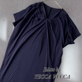 YECCA VECCA - Editt by YECCA VECCA フロントタック ワンピース ゆったり