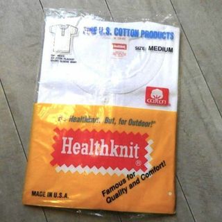 ヘルスニット(Healthknit)のHealthknit ヘルスニット ヘンリーネック Tシャツ M 未開封(Tシャツ/カットソー(半袖/袖なし))