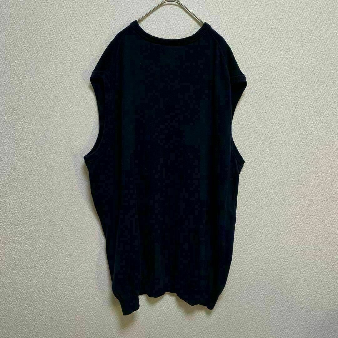 HARBOR BAY ベスト ゆるだぼ 大きいサイズ シンプル 無地 3XL