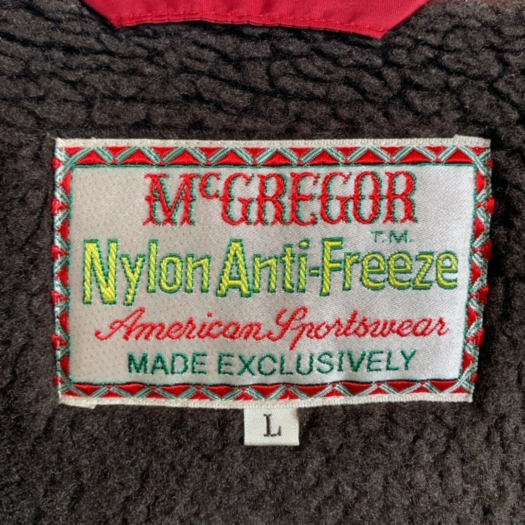 McGREGOR(マックレガー)のMcGREGOR マクレガー Nylon Anti-Freeze ナイロンアンチフリーズ ジャケット レッド 113133901 復刻 Size L メンズのジャケット/アウター(その他)の商品写真