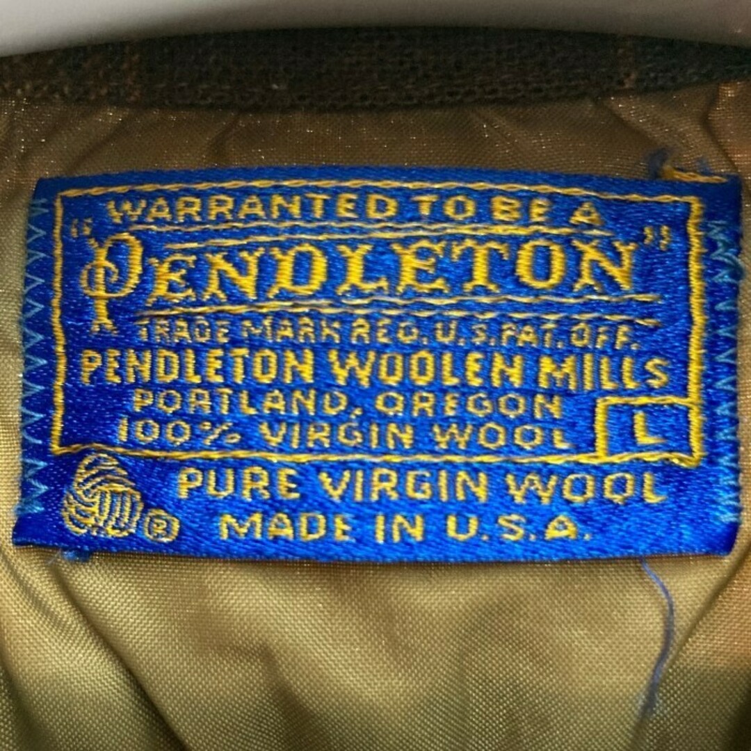 PENDLETON(ペンドルトン)の★PENDLETON ペンドルドン ネルシャツ チェック ブラウン系 sizeL メンズのトップス(シャツ)の商品写真