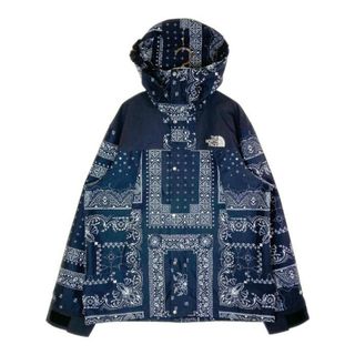 ザノースフェイス(THE NORTH FACE)の★THE NORTH FACE ノースフェイス マウンテンパーカー ゴアテックス 韓国限定 ペイズリー バンダナ柄 ブラック size3XL(マウンテンパーカー)