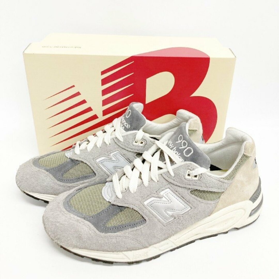 New Balance(ニューバランス)の★New Balance ニューバランス M990 TD2  グリーンⅹグレー 28.5cm メンズの靴/シューズ(スニーカー)の商品写真