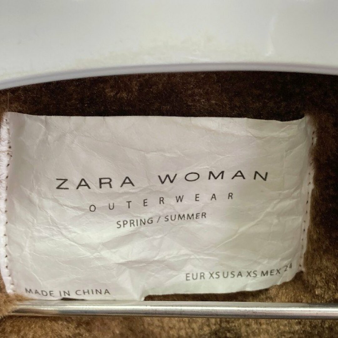 ZARA(ザラ)の★ZARA ザラ フェイクムートンジャケット ブラック sizeXS レディースのジャケット/アウター(その他)の商品写真