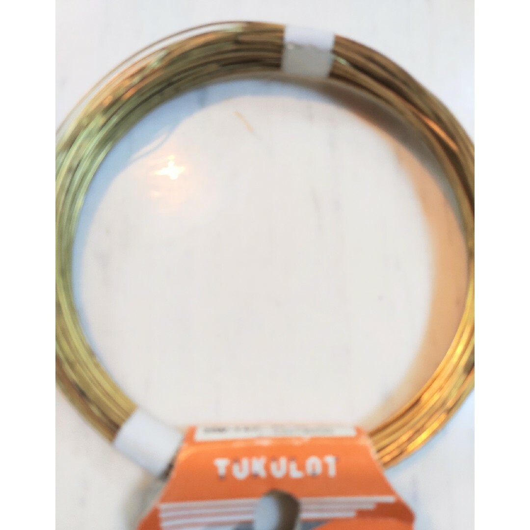 真鍮ワイヤークラフトハンドメイド ハンドメイドの素材/材料(各種パーツ)の商品写真