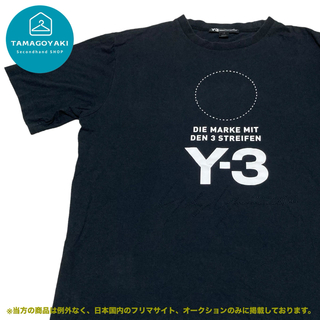 ワイスリー(Y-3)のY-3 ワイスリー　Tシャツ　コラボ　L センターロゴ　STACKED LOGO(Tシャツ/カットソー(半袖/袖なし))