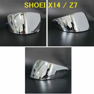 ショウエイ(SHOEI)のSHOEI X14 Z7 ヘルメット　交換用　シルバーミラー　シールド(ヘルメット/シールド)