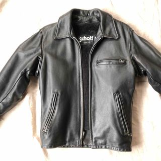 ショット(schott)のschott 642 シングルライダース サイズ34(ライダースジャケット)