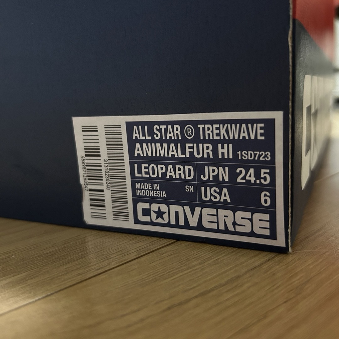 ALL STAR（CONVERSE）(オールスター)のコンバース 厚底 スニーカー オールスター 豹柄 ヒョウ柄 レオパード レディースの靴/シューズ(スニーカー)の商品写真