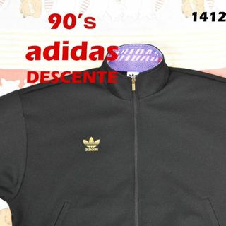 アディダス(adidas)のアディダス 90s トラックジャケット 14127c デサント ビンテージ 80(ジャージ)