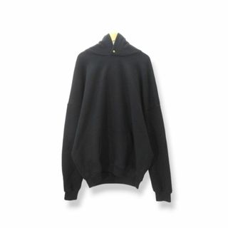 フィアオブゴッド(FEAR OF GOD)のFEAR OF GOD 23aw ETERNAL FLEECE HOODIE BLACK サイズL(パーカー)