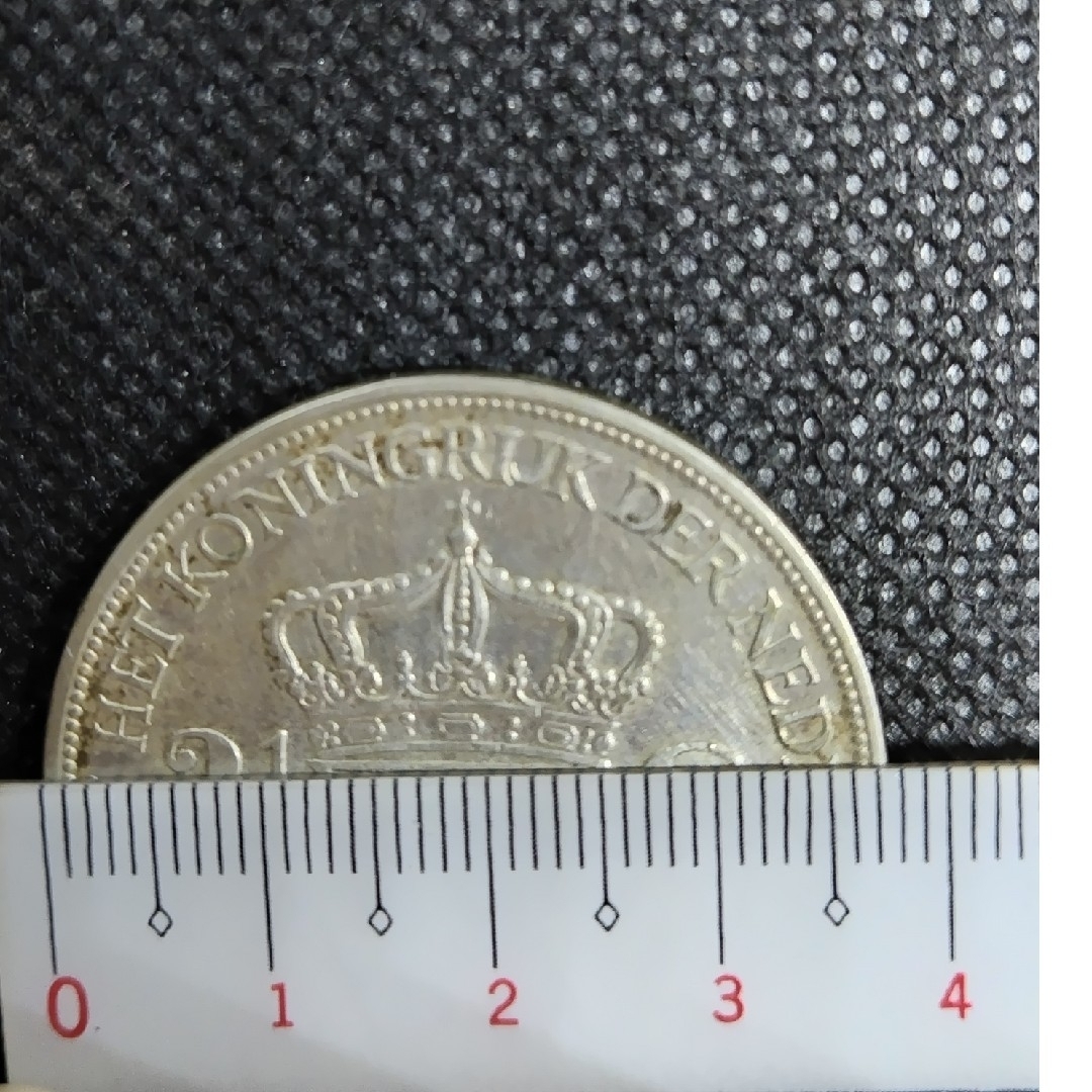 オランダ　2.5グルデン　銀貨　外国硬貨　コイン　古銭 エンタメ/ホビーの美術品/アンティーク(金属工芸)の商品写真