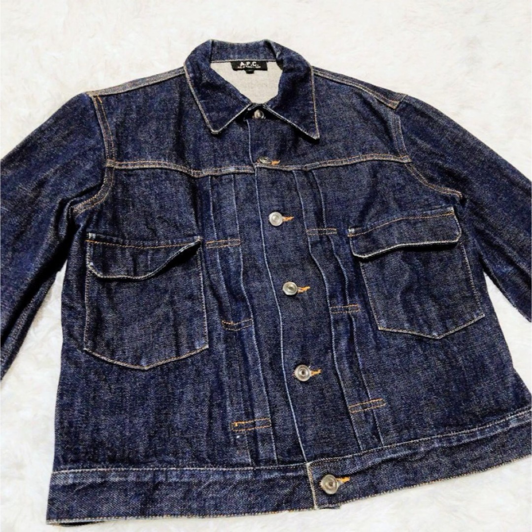 A.P.C(アーペーセー)のA.P.C アー・ペー・セー デニムジャケット Gジャン L メンズのジャケット/アウター(Gジャン/デニムジャケット)の商品写真