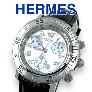 エルメス(Hermes)のエルメス クリッパー ダイバー CL2.310 クロノ シェル レディース 時計(腕時計)