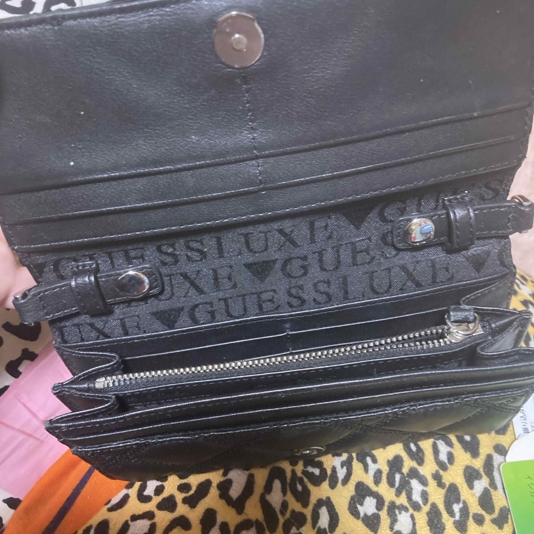 GUESS(ゲス)のGUESS レザーロングウォレット レディースのファッション小物(財布)の商品写真