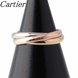 カルティエ(Cartier)のカルティエ トリニティ リング SM #60 AU750 スリーカラー 保証書(2018年) 新品仕上げ済 Cartier【16248】(リング(指輪))