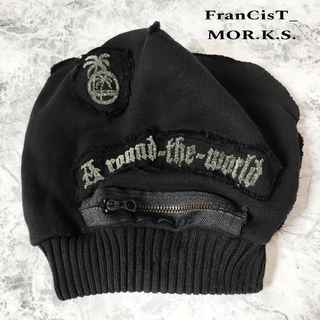 フランシストモークス(FranCisT_MOR.K.S.)の【ダメージ加工】フランシストモークス スリット ニットキャップ 日本製(ニット帽/ビーニー)