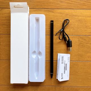 【ジャンク品】 サンワサプライ  タッチペン PDA-PEN46BK 充電式(その他)