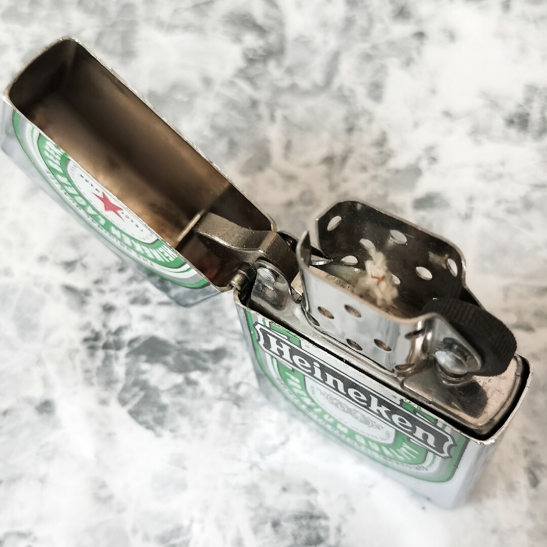 ZIPPO(ジッポー)の【ZIPPO】 ハイネケン Heineken ジッポーライター USA製 メンズのファッション小物(タバコグッズ)の商品写真