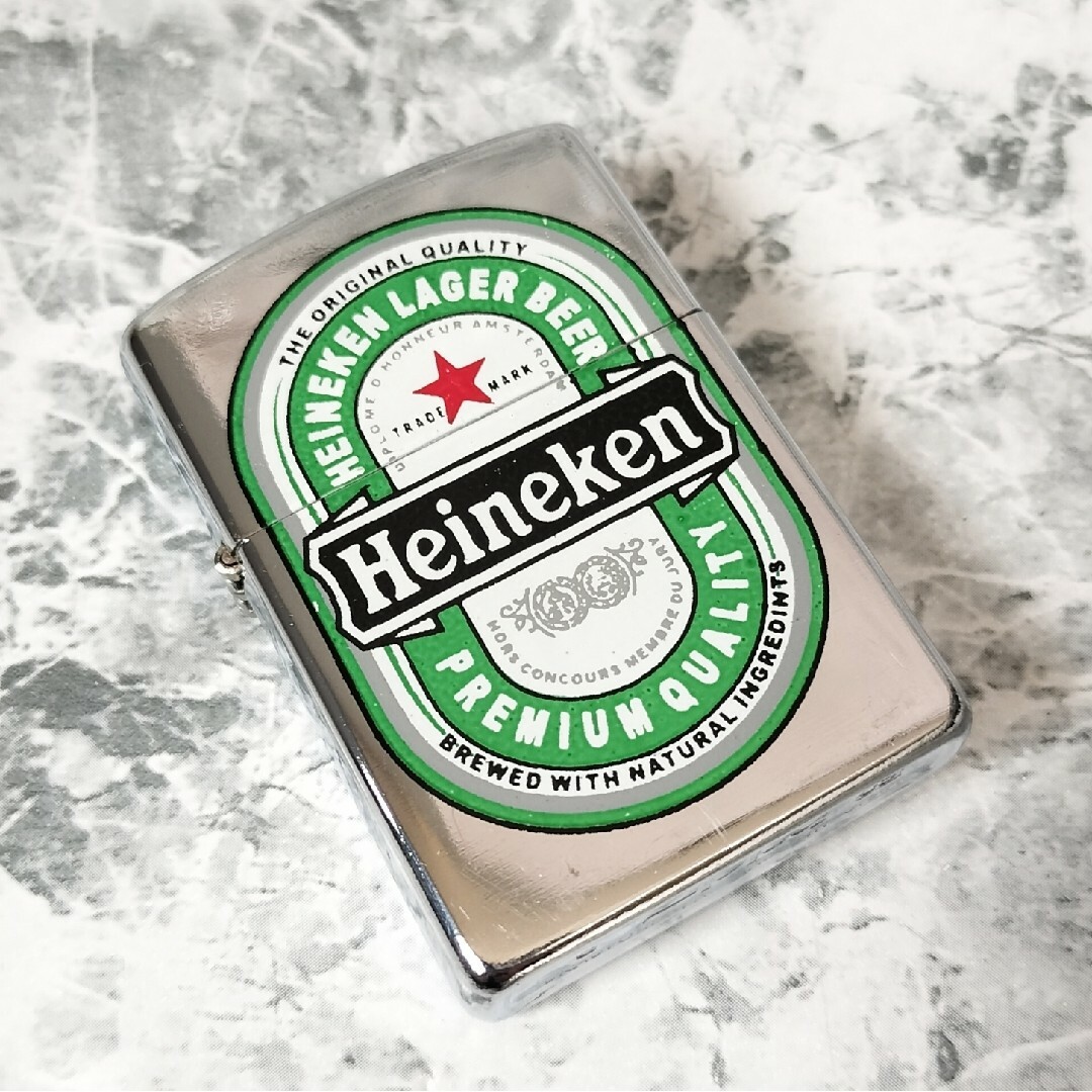 ZIPPO(ジッポー)の【ZIPPO】 ハイネケン Heineken ジッポーライター USA製 メンズのファッション小物(タバコグッズ)の商品写真