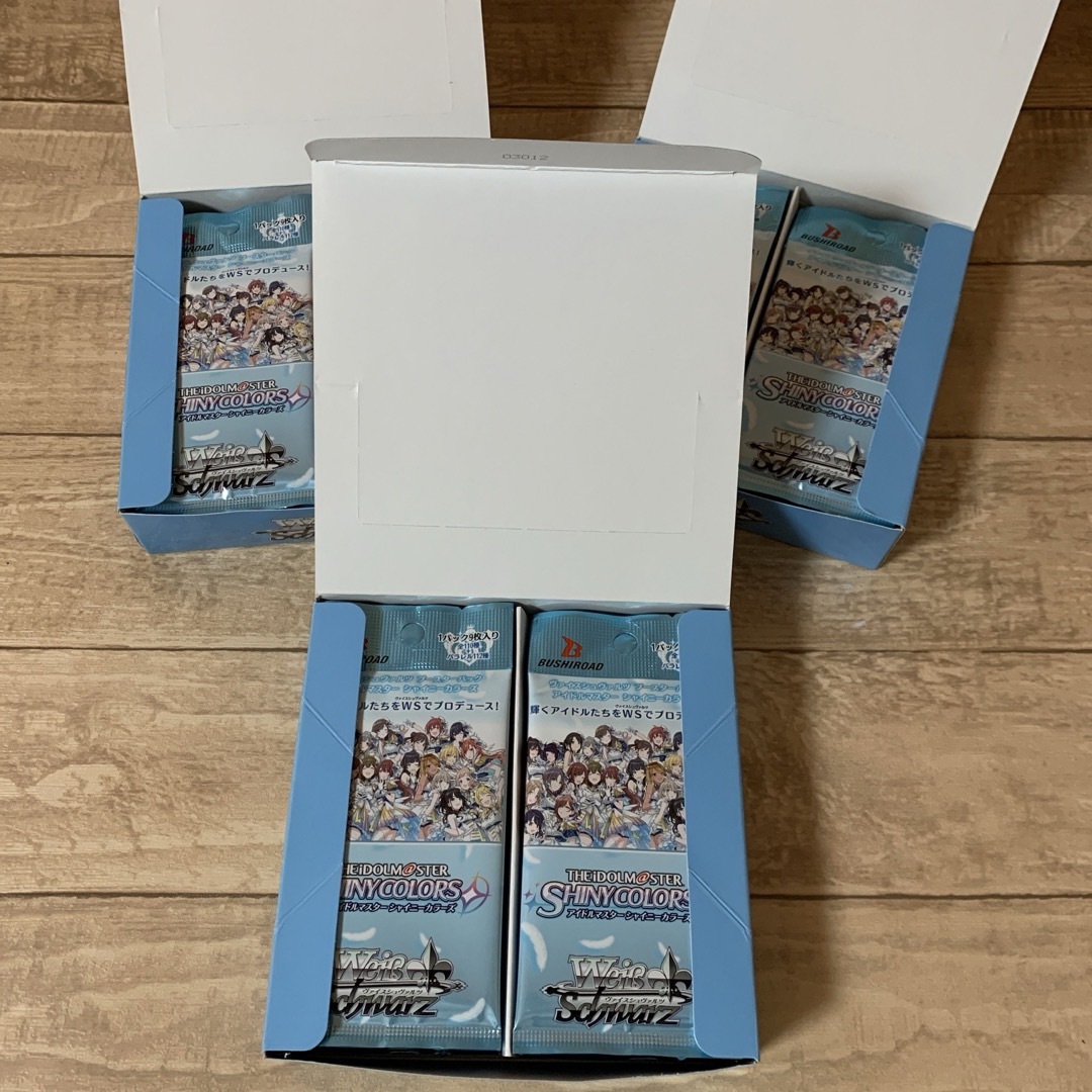 ヴァイスシュヴァルツ(ヴァイスシュヴァルツ)のヴァイスシュバルツ　アイドルマスターシャイニーカラーズ  3Box分 エンタメ/ホビーのトレーディングカード(Box/デッキ/パック)の商品写真