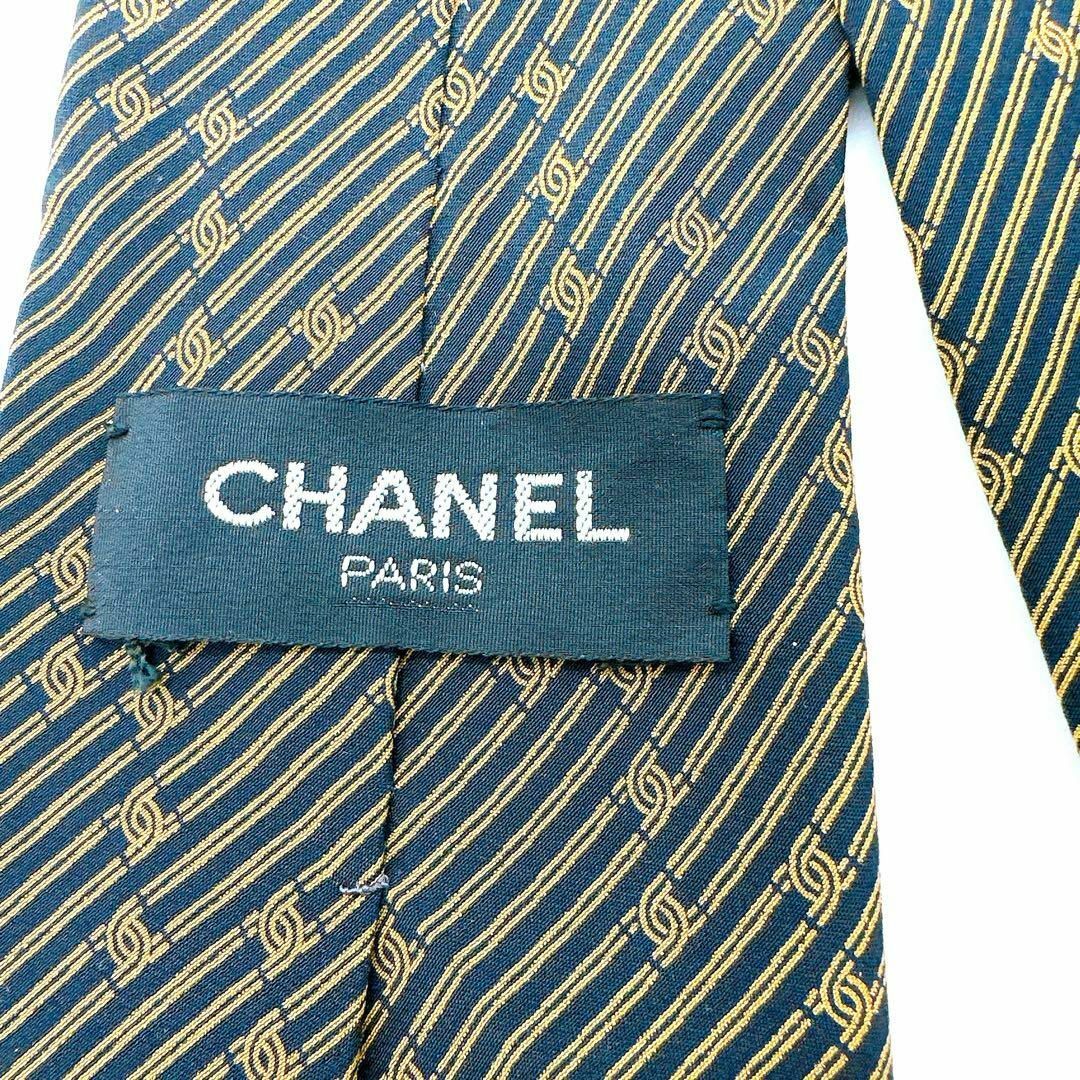 CHANEL(シャネル)の【シャネル】ネクタイ　ココマーク　ロゴ　メンズ　スーツ　おしゃれ　ストライプ メンズのファッション小物(ネクタイ)の商品写真
