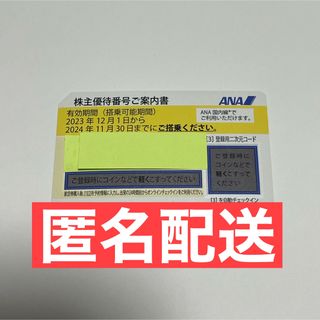 エーエヌエー(ゼンニッポンクウユ)(ANA(全日本空輸))のANA 株主優待券　1枚(その他)