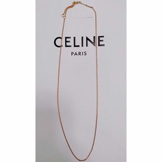 セリーヌ(celine)のCELINE セリーヌ セパラブル ゴールドチェーン ショート ネックレス(ネックレス)