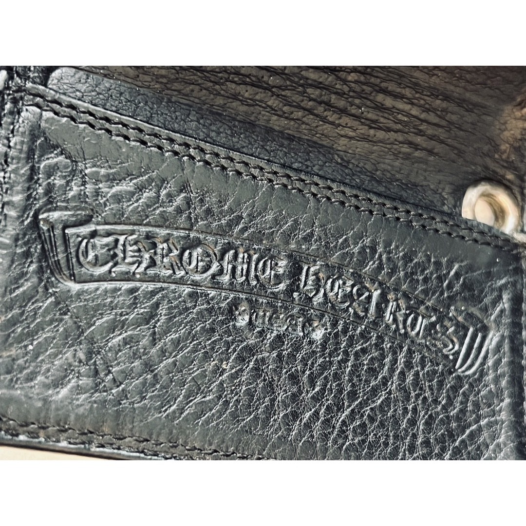 Chrome Hearts(クロムハーツ)の【正規品】クロムハーツ レザーカードケース#2 ブラック 名刺ケース メンズのファッション小物(名刺入れ/定期入れ)の商品写真