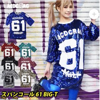 ACDCRAG スパンコール BIG Tシャツ