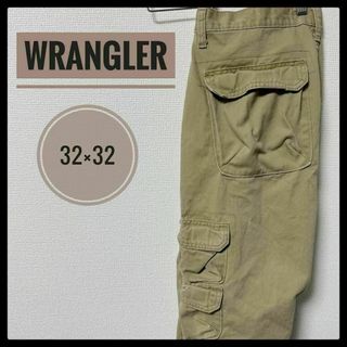 Wrangler - 90s 古着 Wrangler カーゴパンツ 32×32 ストレート ボトムス