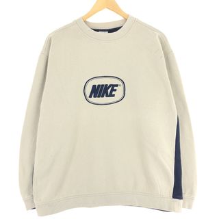 ナイキ(NIKE)の古着 00年代 ナイキ NIKE ロゴスウェットシャツ トレーナー メンズL /eaa411904(スウェット)