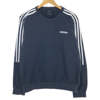 アディダス(adidas)の古着 アディダス adidas ワンポイントロゴスウェットシャツ トレーナー メンズM /eaa411908(スウェット)