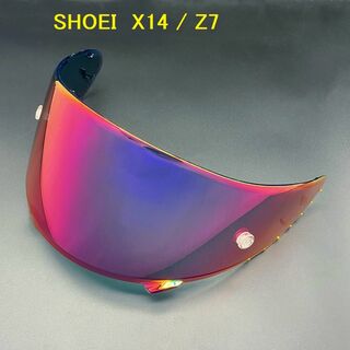 ショウエイ(SHOEI)のSHOEI  X14  Z7 ヘルメット　交換用　ローズ/レッド　シールド(ヘルメット/シールド)