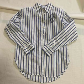 ラルフローレン(Ralph Lauren)の【美品】ローレンラルフローレン  ストライプシャツ　XXS(シャツ/ブラウス(長袖/七分))