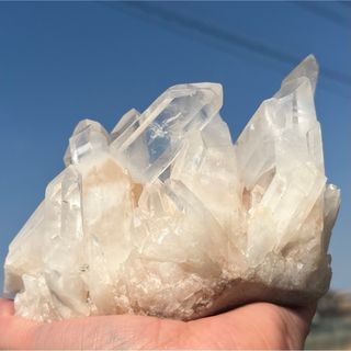 【重量感たっぷり✨水晶クラスター ブラジル産⑳ 953g】天然石  原石 鉱物(置物)