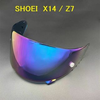 ショウエイ(SHOEI)のSHOEI  X14  Z7 ヘルメット　交換用　レインボー　シールド(ヘルメット/シールド)