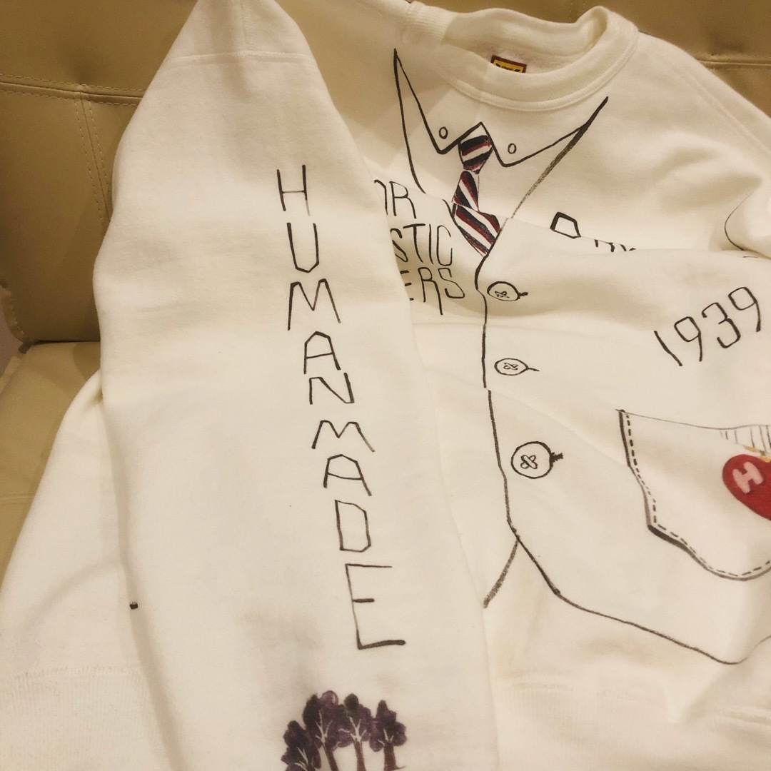 HUMAN MADE(ヒューマンメイド)の希少 HUMAN MADE graphic sweat XL スウェット 美品 メンズのトップス(スウェット)の商品写真