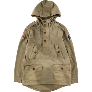 古着 ラルフローレン Ralph Lauren RUGBY ラグビー ミリタリー スモックパーカー メンズS /eaa427894