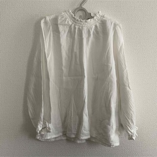 【美品】子供服SOSPITAコットン100％ホワイトトップス120(ブラウス)