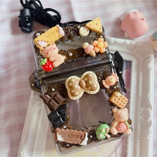 ホイップデコ デコホイップ ハンドメイド スケルトンケース くま スイーツ(その他)