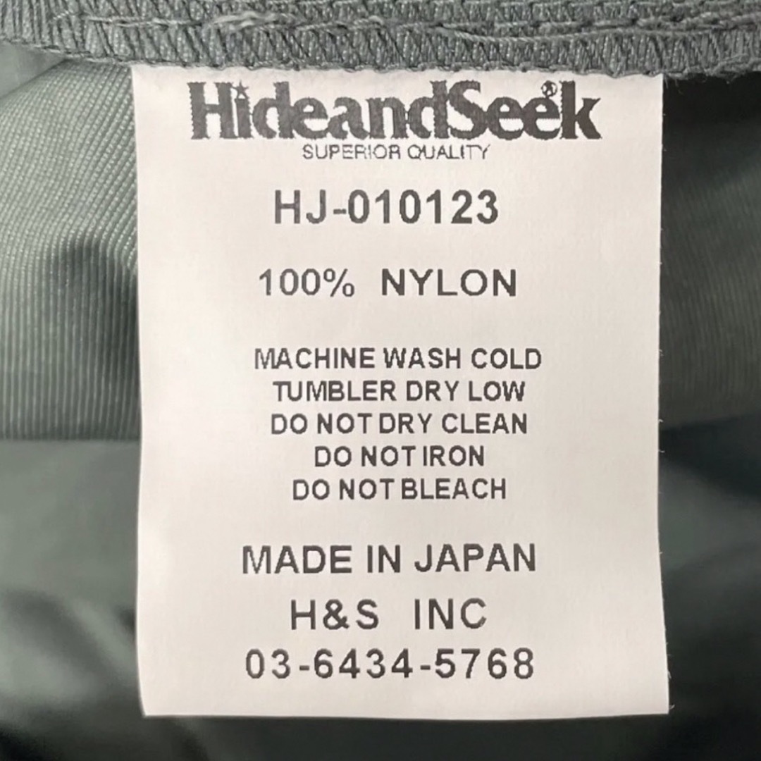 HIDE AND SEEK - HIDE AND SEEK Nylon ZipJacket 長瀬 マコトの HIDE AND SEEK - HIDE AND SEEK Nylon ZipJacket 長瀬 マコトの