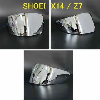 ショウエイ(SHOEI)のSHOEI  X14  Z7 ヘルメット　交換用　透明ベース/銀　シールド(ヘルメット/シールド)