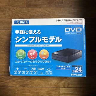 アイオーデータ(IODATA)のI・O DATA 24倍速書き込み対応外付型 DVDドライブ DVR-U24EV(PC周辺機器)