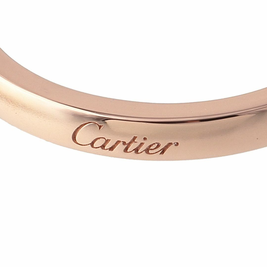 Cartier(カルティエ)のカルティエ ダイヤ リング バレリーナ ウェディング ハーフ カーブ #46 AU750PG 箱 新品仕上げ済 Cartier【16197】 レディースのアクセサリー(リング(指輪))の商品写真