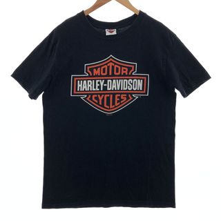 古着 ハーレーダビッドソン Harley-Davidson 両面プリント モーターサイクル バイクTシャツ レディースXL /eaa381779